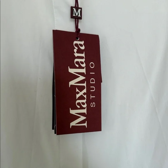 MaxMara Studio Doria Classic White Shirt NWT- size 16 - Picture 8 of 15